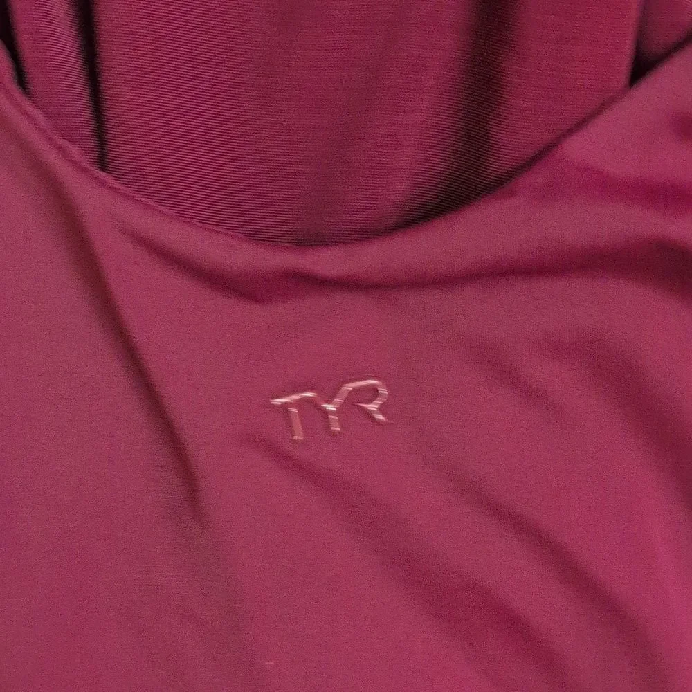 NEW TYR One Piece Swimsuit Wine Purple Red Color Size XS
